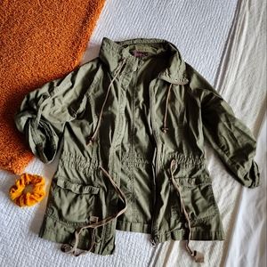 Military Green Cargo Jacket XL